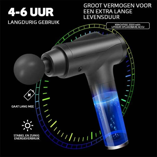 Massage Gun - Sport en Relax Massage- Professioneel Apparaat - 30 standen - Inclusief 6 opzetstukken - Opbergkoffer - Massage Pistool - Zwart Marketshopper Massage Gun - Sport En Relax Massage- Professioneel Apparaat - 30 Standen - Inclusief 6 Opzetstukken - Opbergkoffer - Massage Pistool - Zwart -KLASVSA Verkoop 550x550 1394