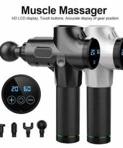 Merkloos Massage Gun + 6 Opzetstukken | Zwart 19 Merkloos Massage Gun + 6 Opzetstukken | Zwart -KLASVSA Verkoop 550x550 1400