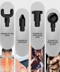 Merkloos Massage Gun + 6 Opzetstukken | Zwart 21 Merkloos Massage Gun + 6 Opzetstukken | Zwart -KLASVSA Verkoop 550x550 1401