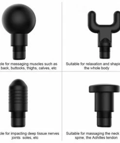 Merkloos Massage Gun + 6 Opzetstukken | Zwart 23 Merkloos Massage Gun + 6 Opzetstukken | Zwart -KLASVSA Verkoop 550x550 1403