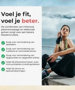 MF Goods Bloedcirculatieapparaat Luxe Totaalpakket - Voetmassage Apparaat Bloedsomloop - Tens Apparaat - Ems Apparaat - Riem Ems - Infraroodlamp - Plasma Afvoer Bloed -KLASVSA Verkoop 550x550 1419