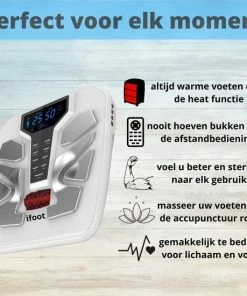 MF Goods Bloedcirculatieapparaat Luxe Totaalpakket - Voetmassage Apparaat Bloedsomloop - Tens Apparaat - Ems Apparaat - Riem Ems - Infraroodlamp - Plasma Afvoer Bloed -KLASVSA Verkoop 550x550 1421