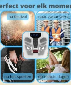 MF Goods Bloedcirculatieapparaat Luxe Totaalpakket - Voetmassage Apparaat Bloedsomloop - Tens Apparaat - Ems Apparaat - Riem Ems - Infraroodlamp - Plasma Afvoer Bloed -KLASVSA Verkoop 550x550 1423