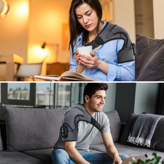 MCI Elektrische Schouder Massage - Verwarming - Infrarood - Therapie - Stimulator - 2 In 1 Heat And Massage 5 MCI Elektrische Schouder Massage - Verwarming - Infrarood - Therapie - Stimulator - 2 In 1 Heat And Massage - Afbeelding 5