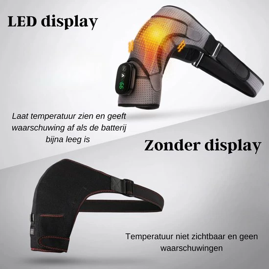 MCI Elektrische Schouder Massage - Verwarming - Infrarood - Therapie - Stimulator - 2 In 1 Heat And Massage 7 MCI Elektrische Schouder Massage - Verwarming - Infrarood - Therapie - Stimulator - 2 In 1 Heat And Massage - Afbeelding 7