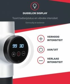 MUSCQLER ? Massage Gun MUSCQLER? Pro Fit - Massage Apparaat - Massage Gun Professioneel - Zeer Krachtig - Extreem Stil - 8 Opzetstukken - 30 Standen - Zilver -KLASVSA Verkoop 550x550 1439