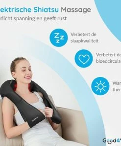 Good4You Elektrisch Shiatsu Massagekussen - Massageapparaat - Nek En Schouder 14 Good4You Elektrisch Shiatsu Massagekussen - Massageapparaat - Nek En Schouder -KLASVSA Verkoop 550x550 1447