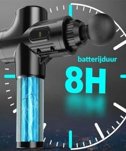 JS Massage Gun - Sport En Relax Massage – Professioneel - Lichaamsmassage - Been Massage - Nek Massage - Rug Massage - Massageapparaat - 6 Verschillende Opzetstukken - Sportproducten -KLASVSA Verkoop 550x550 1466