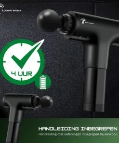 Blooming Baobab Massage-gun - Acupressuur/Vibratie Massage/Klopmassage/Shiatsu Massage - Draadloos - Massage Pistool - Zwart -KLASVSA Verkoop 550x550 1474