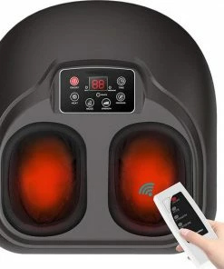 HappyFit? - Massage - Met Rolling Massager Voor Verlichting Chronische Pijn - Shiatsu Voetmassage Machine - Voetmassage Apparaat - Gezondheidszorg Voetmassage - Gewicht 5080g - Katoen - EU PLUG (A) - Pakket Grootte 463*438*273 Mm - Afstandsbediening