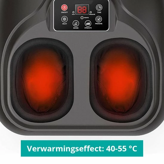 HappyFit? - Massage - Met Rolling Massager Voor Verlichting Chronische Pijn - Shiatsu Voetmassage Machine - Voetmassage Apparaat - Gezondheidszorg Voetmassage - Gewicht 5080g - Katoen - EU PLUG (A) - Pakket Grootte 463*438*273 Mm - Afstandsbediening 6 HappyFit? - Massage - Met Rolling Massager Voor Verlichting Chronische Pijn - Shiatsu Voetmassage Machine - Voetmassage Apparaat - Gezondheidszorg Voetmassage - Gewicht 5080g - Katoen - EU PLUG (A) - Pakket Grootte 463*438*273 Mm - Afstandsbediening - Afbeelding 6