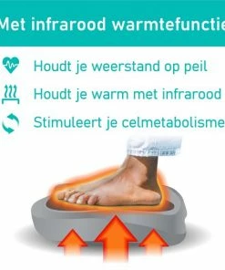 VIGOR LIFESTYLE GOODS Voetmassage Apparaat ? Ontspanning Door 18 Shiatsu Massagekoppen En Infrarood Warmte Stand - Wasbare Hoes ? Zwart -KLASVSA Verkoop 550x550 1516