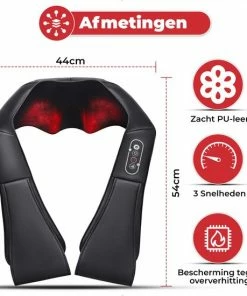 Imperatoris ? Infrarood Nekmassage Apparaat XL - Massagekussen - Warmtefunctie - Shiatsu -KLASVSA Verkoop 550x550 1542