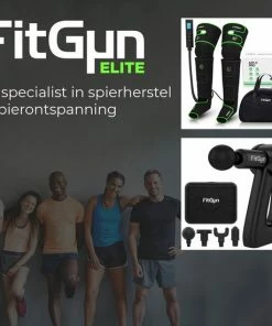 Massage Gun Professioneel Voor Sport En Relax Massage Pistool - Gym Fitness Hardlopen Massage - FitGun Elite - Inclusief Ebook (40 Pagina's) -KLASVSA Verkoop 550x550 155