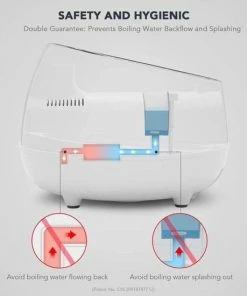 NAIPO SFS-101 OFlexiSpa Steam Foot Spa Bath Massager Met Elektrische Rollers, 3 Verwarmingsniveaus En 2 Intensiteiten Voor Voetreflexologie, 3 Instelbare Timers, Kalmeert Vermoeide Voeten, Waterbesparend -KLASVSA Verkoop 550x550 1561