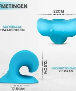 Merkloos Nekstretcher - Massagekussen - Massage Apparaat - Nekpijn - Ontspanning - Spierknopen - Knooppunten - Nekstretcher 2 Kleuren -KLASVSA Verkoop 550x550 1572