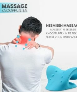 Merkloos Nekstretcher - Massagekussen - Massage Apparaat - Nekpijn - Ontspanning - Spierknopen - Knooppunten - Nekstretcher 2 Kleuren -KLASVSA Verkoop 550x550 1575