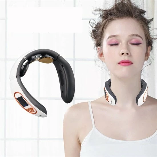 Homezie Nekmassage Apparaat | Massagekussen | Massage Apparaat | Nekmassage | Massage | Kalmerende Warmte- En Vibratiemassage 1 Homezie Nekmassage Apparaat | Massagekussen | Massage Apparaat | Nekmassage | Massage | Kalmerende Warmte- En Vibratiemassage