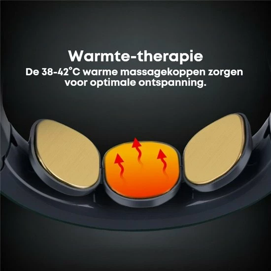Homezie Nekmassage Apparaat | Massagekussen | Massage Apparaat | Nekmassage | Massage | Kalmerende Warmte- En Vibratiemassage 8 Homezie Nekmassage Apparaat | Massagekussen | Massage Apparaat | Nekmassage | Massage | Kalmerende Warmte- En Vibratiemassage - Afbeelding 8