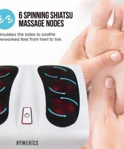 Homedics FM TS9 Voetmassage Apparaat - 18 Shiatsu Massagekoppen - Infrarood Warmte - Shiatsu Massage -KLASVSA Verkoop 550x550 1596