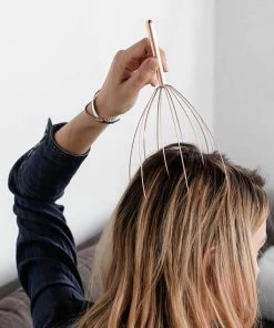 Kikkerland Hoofdmassage - In De Vorm Van Een Spin - Koper -KLASVSA Verkoop 550x550 1607