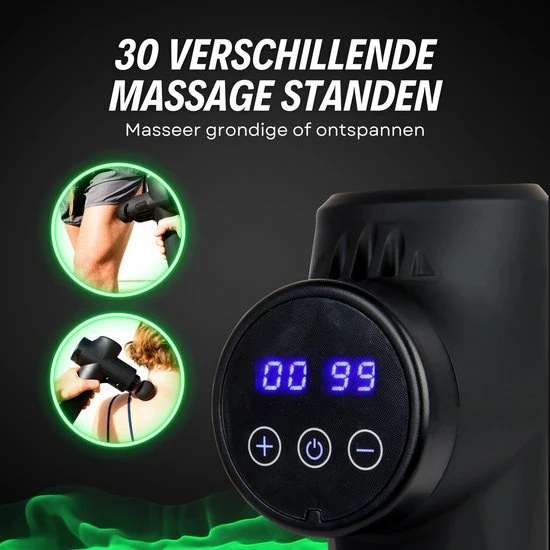 Merkloos Madiema Massagegun - Massage Gun - Professioneel - Draadloos - Sport - Spierherstel - 6 Massagekoppen - Inclusief Koffer 2 Merkloos Madiema Massagegun - Massage Gun - Professioneel - Draadloos - Sport - Spierherstel - 6 Massagekoppen - Inclusief Koffer - Afbeelding 2