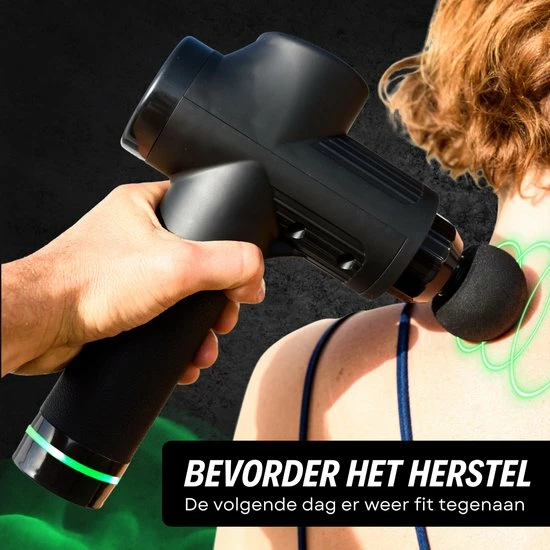 Merkloos Madiema Massagegun - Massage Gun - Professioneel - Draadloos - Sport - Spierherstel - 6 Massagekoppen - Inclusief Koffer 7 Merkloos Madiema Massagegun - Massage Gun - Professioneel - Draadloos - Sport - Spierherstel - 6 Massagekoppen - Inclusief Koffer - Afbeelding 7