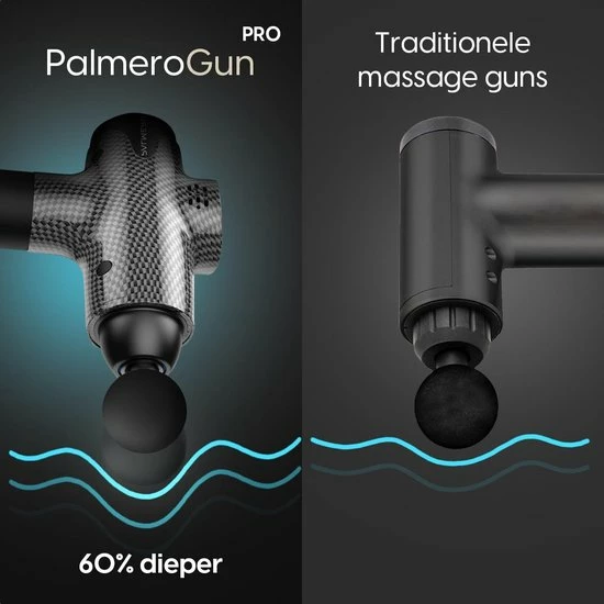 Palmero? Pro Massage Gun - Tot 60% Dieper - Uiterst Stil & Krachtig - Lange Batterijduur - 30 Snelheden - 6 Kopstukken - Gratis E-book - Massageapparaten - Massage Pistool ? Incl. Draagbare Compacte Koffer 5 Palmero? Pro Massage Gun - Tot 60% Dieper - Uiterst Stil & Krachtig - Lange Batterijduur - 30 Snelheden - 6 Kopstukken - Gratis E-book - Massageapparaten - Massage Pistool ? Incl. Draagbare Compacte Koffer - Afbeelding 5