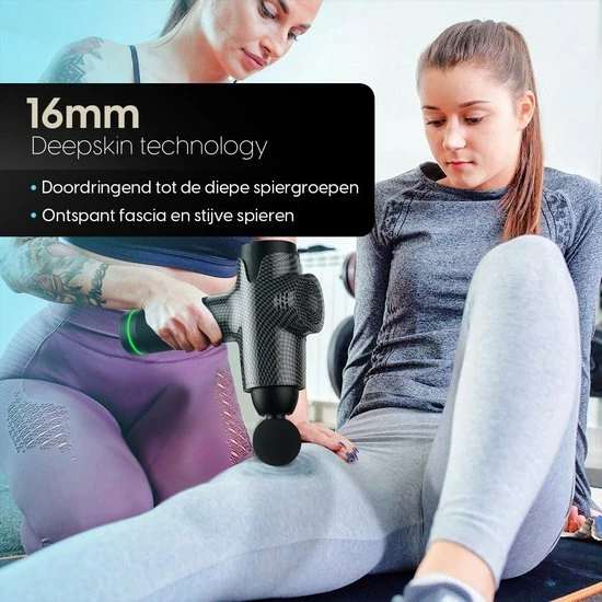 Palmero? Pro Massage Gun - Tot 60% Dieper - Uiterst Stil & Krachtig - Lange Batterijduur - 30 Snelheden - 6 Kopstukken - Gratis E-book - Massageapparaten - Massage Pistool ? Incl. Draagbare Compacte Koffer 6 Palmero? Pro Massage Gun - Tot 60% Dieper - Uiterst Stil & Krachtig - Lange Batterijduur - 30 Snelheden - 6 Kopstukken - Gratis E-book - Massageapparaten - Massage Pistool ? Incl. Draagbare Compacte Koffer - Afbeelding 6