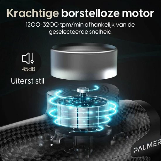 Palmero? Pro Massage Gun - Tot 60% Dieper - Uiterst Stil & Krachtig - Lange Batterijduur - 30 Snelheden - 6 Kopstukken - Gratis E-book - Massageapparaten - Massage Pistool ? Incl. Draagbare Compacte Koffer 8 Palmero? Pro Massage Gun - Tot 60% Dieper - Uiterst Stil & Krachtig - Lange Batterijduur - 30 Snelheden - 6 Kopstukken - Gratis E-book - Massageapparaten - Massage Pistool ? Incl. Draagbare Compacte Koffer - Afbeelding 8