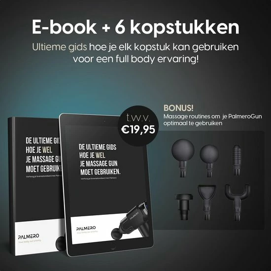 Palmero? Pro Massage Gun - Tot 60% Dieper - Uiterst Stil & Krachtig - Lange Batterijduur - 30 Snelheden - 6 Kopstukken - Gratis E-book - Massageapparaten - Massage Pistool ? Incl. Draagbare Compacte Koffer 9 Palmero? Pro Massage Gun - Tot 60% Dieper - Uiterst Stil & Krachtig - Lange Batterijduur - 30 Snelheden - 6 Kopstukken - Gratis E-book - Massageapparaten - Massage Pistool ? Incl. Draagbare Compacte Koffer - Afbeelding 9