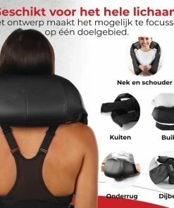 Omnium - Shiatsu Massagekussen - Nekmassage Apparaat - Warmtefunctie - Inclusief Autolader En Draagtas - Zwart -KLASVSA Verkoop 550x550 1644