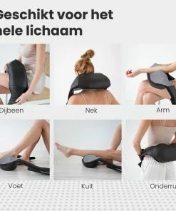 Auronic Draadloos Shiatsu Massagekussen - Elektrisch Apparaat - Nek En Schouder - Warmtefunctie Met Infrarood - Zwart 3 Auronic Draadloos Shiatsu Massagekussen - Elektrisch Apparaat - Nek En Schouder - Warmtefunctie Met Infrarood - Zwart -KLASVSA Verkoop 550x550 165