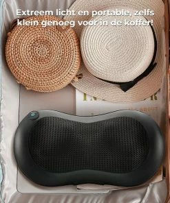 Omnium - Portable Shiatsu Massagekussen - Nekmassage Apparaat - Warmtefunctie - Inclusief Autolader -KLASVSA Verkoop 550x550 1650