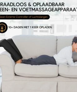 FIT-KING FIT KING? - Professioneel Compressie Beenmassage Apparaat - Voetmassage Apparaat Bloedsomloop - Draadloos - Oplaadbaar -KLASVSA Verkoop 550x550 1653