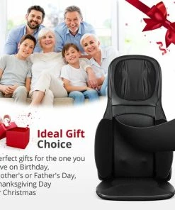 Binecer MP1.2 Shiatsu Massagestoel Met Massagekussen ? Massage Stoel Met Rollende Kneedmassage ? Instelbare Warmtefunctie ? Met Nekmassage, Rugmassage - Zwart -KLASVSA Verkoop 550x550 1659