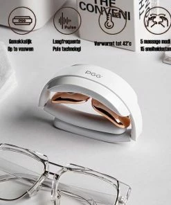 Reayou PGG Opvouwbaar Nekmassage Apparaat - 5 Verschillende Standen - Wit - Massagekussen - Warmte Massage Kussen - Nek Massage Apparaat