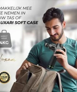 Luxari Massage Gun - Professioneel Massage Apparaat - Inclusief Koffer - 6 Opzetstukken - 30 Standen - Sport En Relax Massage - 2022 Model -KLASVSA Verkoop 550x550 1687