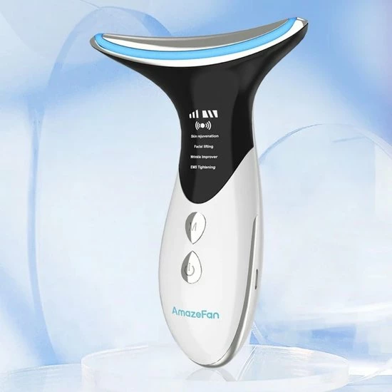 Homezie Huidverjongingsapparaat - Led Gezichtsmasker - Facelift Apparaat - Anti Rimpel - Gezichtsmassage - Nekmassage 5 Homezie Huidverjongingsapparaat - Led Gezichtsmasker - Facelift Apparaat - Anti Rimpel - Gezichtsmassage - Nekmassage - Afbeelding 5