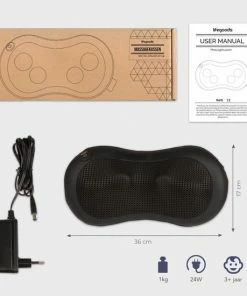 LifeGoods Shiatsu Massage Kussen - Elektrisch Nek En Rug Apparaat - Met Warmte Functie ? Zwart -KLASVSA Verkoop 550x550 17