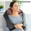 Innovagoods - Shiatsu Pro Massagekussen Voor Heel Het Lichaam - 8 Roterende Ballen Met Warmte Functie/infrarood En Een Autostekker Inbegrepen