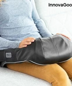 Innovagoods - Shiatsu Pro Massagekussen Voor Heel Het Lichaam - 8 Roterende Ballen Met Warmte Functie/infrarood En Een Autostekker Inbegrepen -KLASVSA Verkoop 550x550 1710