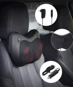 Loayz - Elektrisch Shiatsu Massagekussen - Met Warmte Functie En Stoelgesp - Zwart 3 Loayz - Elektrisch Shiatsu Massagekussen - Met Warmte Functie En Stoelgesp - Zwart -KLASVSA Verkoop 550x550 173