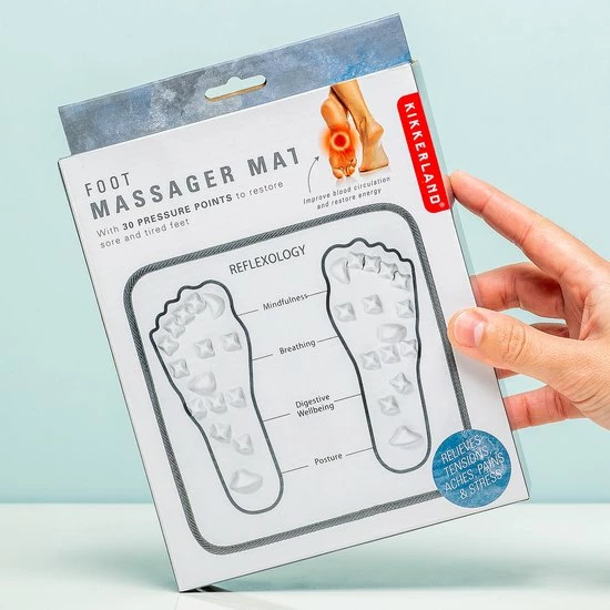 Kikkerland Voetmassage Mat - Ontspanning - Mindfulness - Voor Op De Bank Of Op Bed 5 Kikkerland Voetmassage Mat - Ontspanning - Mindfulness - Voor Op De Bank Of Op Bed - Afbeelding 5