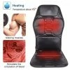 KLASVSA Auto Massage Stoel Kussen Auto Aansluiting En Stekker. Warmte En Vibratie Standen, 9 Motoren. Elegant En Zwart