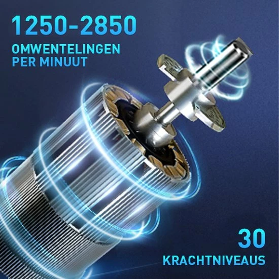 Fylina PRO4 Massage Gun - 30 Snelheden - 8 Opzetstukken - Massage Pistool - Massagegun - Draadloos Massage Apparaat 10 Fylina PRO4 Massage Gun - 30 Snelheden - 8 Opzetstukken - Massage Pistool - Massagegun - Draadloos Massage Apparaat - Afbeelding 10