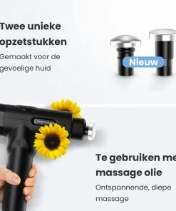 Lifeproducts Massage Gun ELITE - 6+2 Opzetstukken - Massage Gun Professioneel - Massage Pistool - Met Opbergzak - Zwart -KLASVSA Verkoop 550x550 187