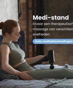 Lifeproducts Massage Gun ELITE - 6+2 Opzetstukken - Massage Gun Professioneel - Massage Pistool - Met Opbergzak - Zwart -KLASVSA Verkoop 550x550 188