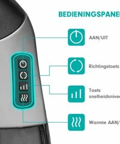 Recures? Shiatsu Massagekussen Met Draagtas ? Nekmassage Apparaat Met Infrarood - Zwart -KLASVSA Verkoop 550x550 192