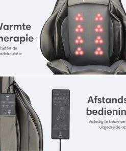 Lifeproducts Shiatsu Massagestoel Met Massagekussen – Massage Stoel Met Luchtcompressiemassage – Instelbare Warmtefunctie – Met Nekmassage, Rugmassage, En Dijmassage -KLASVSA Verkoop 550x550 202